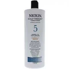 NIOXIN - Terapia del cuero cabelludo del sistema 5 para medio/grueso nat Cabello de apariencia normal y delgada-Nioxin Para Unisex-33.8oz