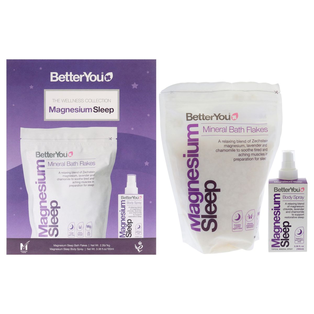 BETTER YOU - Colección Bienestar Sueño de Magnesio 2 Piezas - BetterYou.-