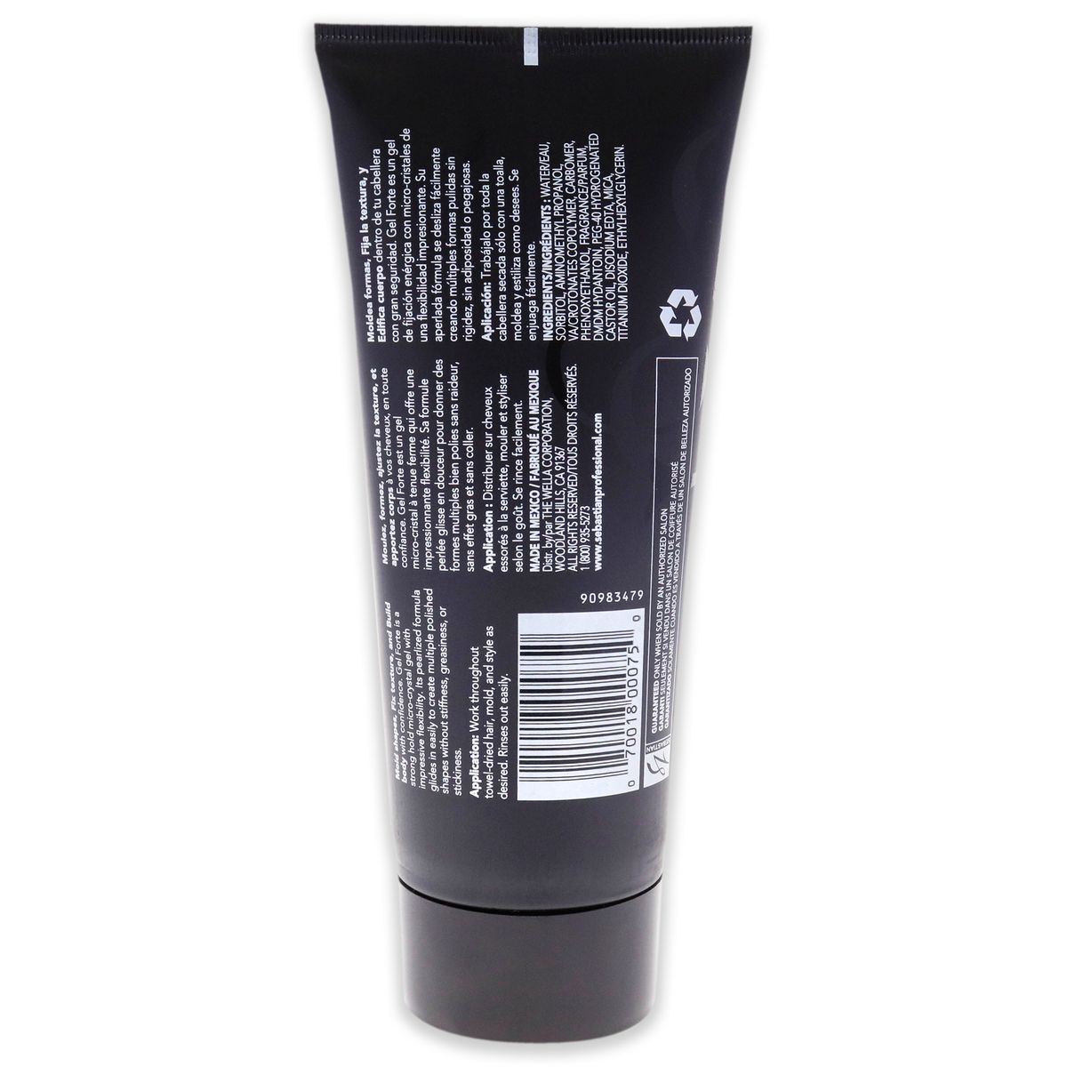 SEBASTIAN - Gel para cabello Forte 200ml Sebastian.-