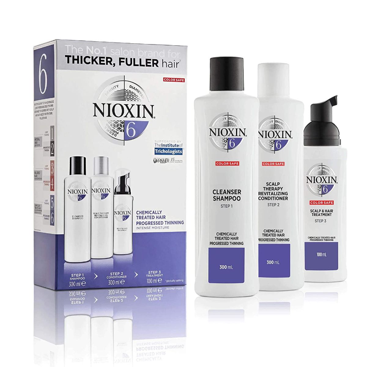 NIOXIN - Set Cuidado Capilar del Sistema 6 - By Nioxin - 3 Pc.