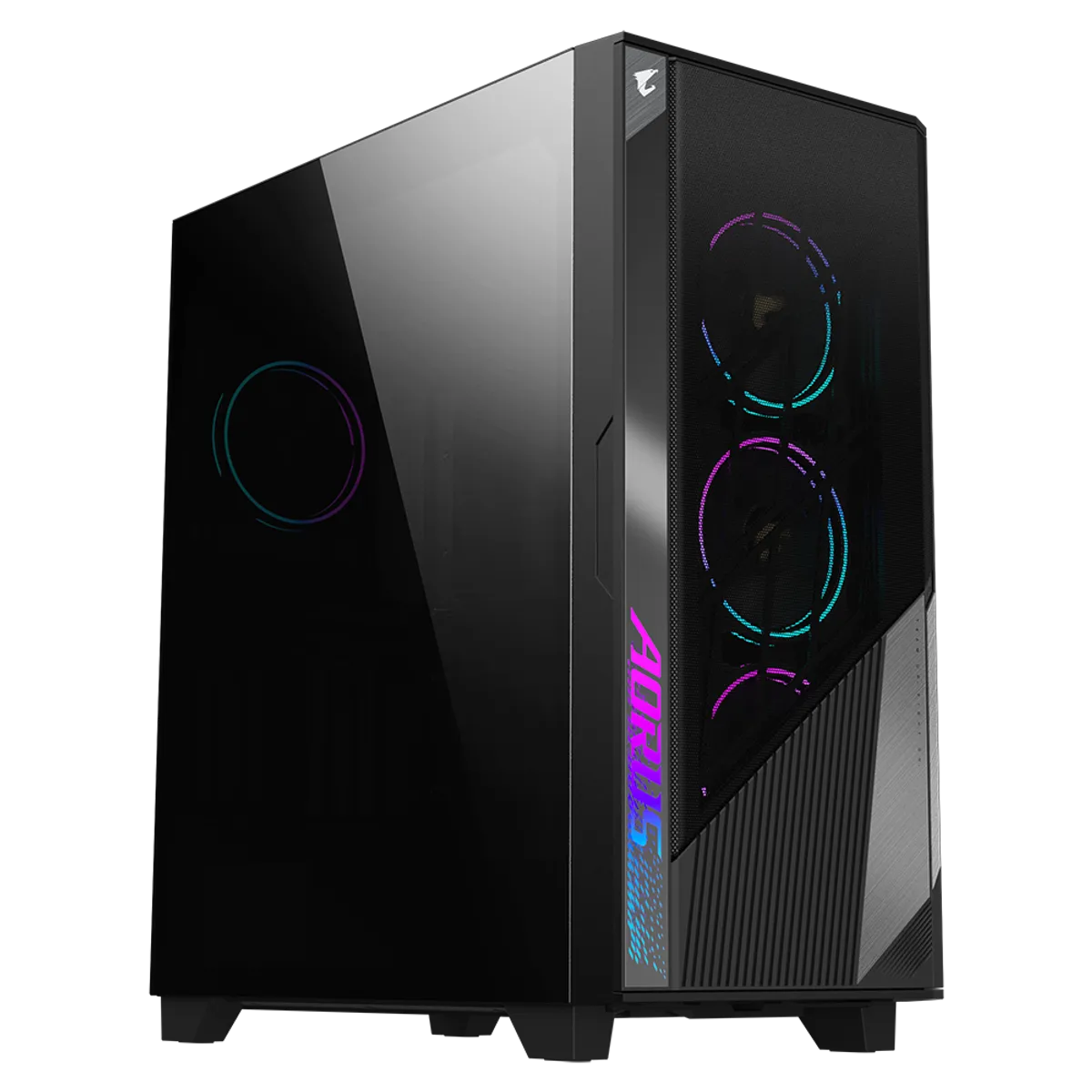 AORUS - Gabinete Gamer Aorus C500 Glass, Usb 3.1 Vidrio Templado, 4Fan