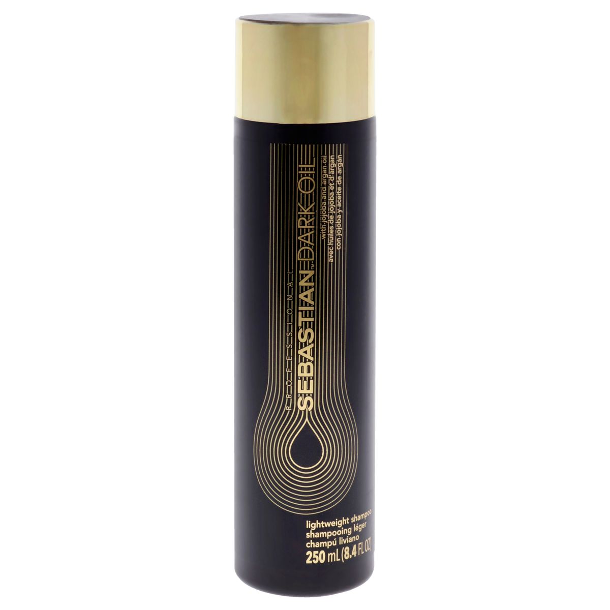 SEBASTIAN - Shampoo ligero Dark Oil 250ml Sebastian.-