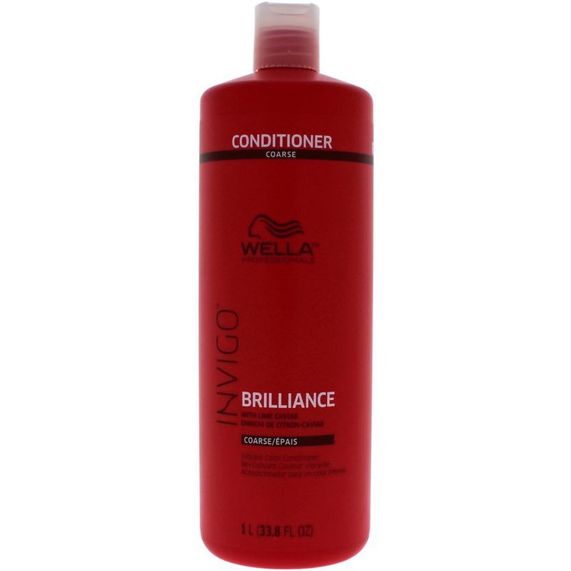 WELLA - Acondicionador Brilliance para Cabello Grueso de Wella - 1000ml