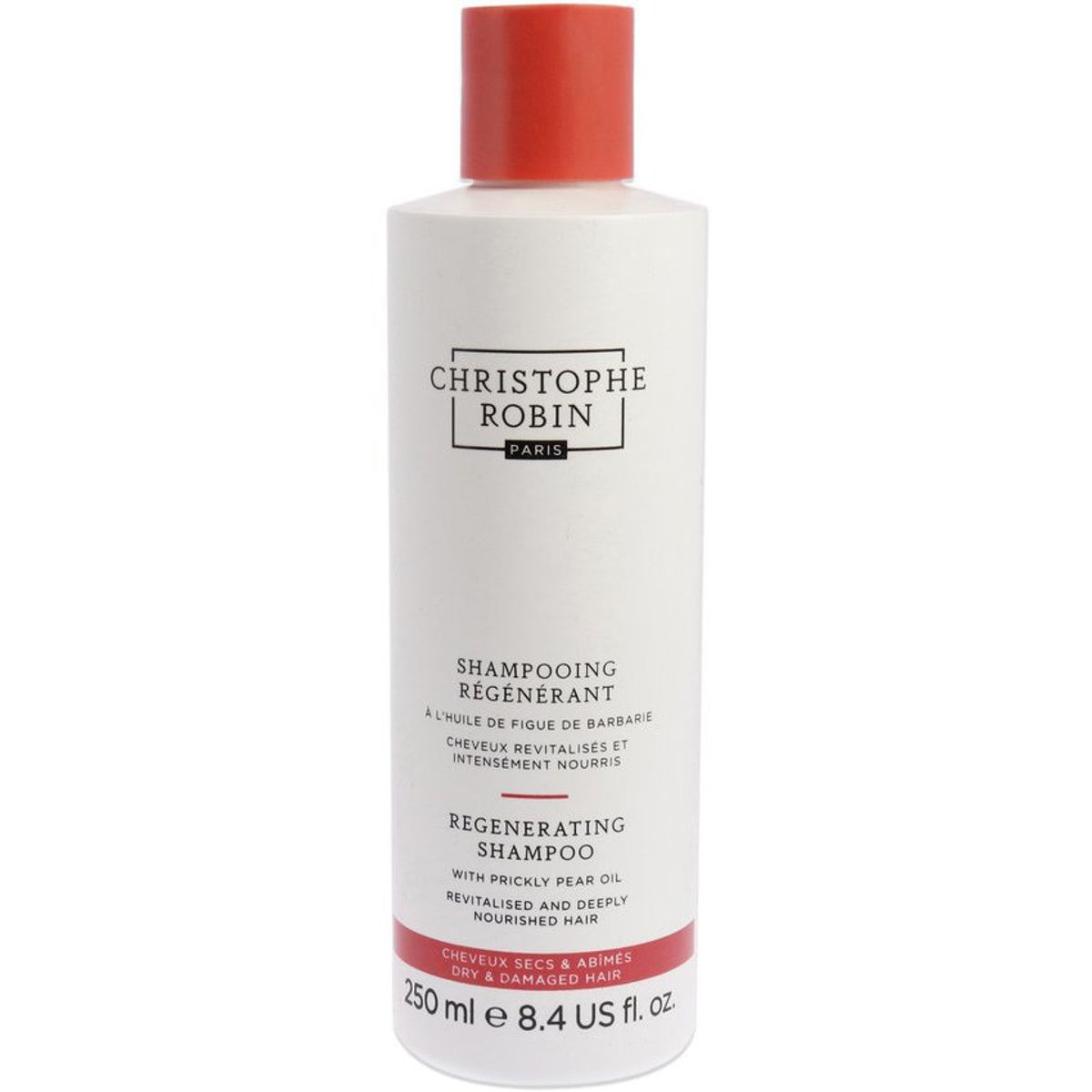CHRISTOPHE ROBIN - Shampoo Regenerador con Aceite de Higo Chumbo-Christophe Robin-250ml.