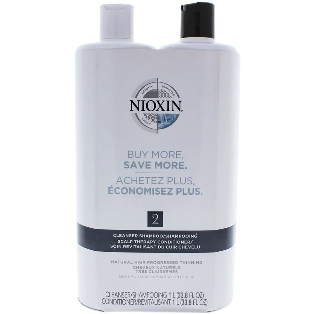 NIOXIN - Pack Shampoo y Acondicionador 1L Nioxin..-