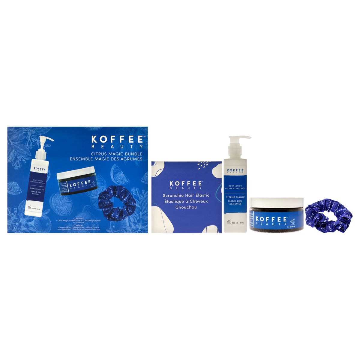 KOFFEE BEAUTY - Set Citrus Magic 3 Piezas - Koffee Beauty.-