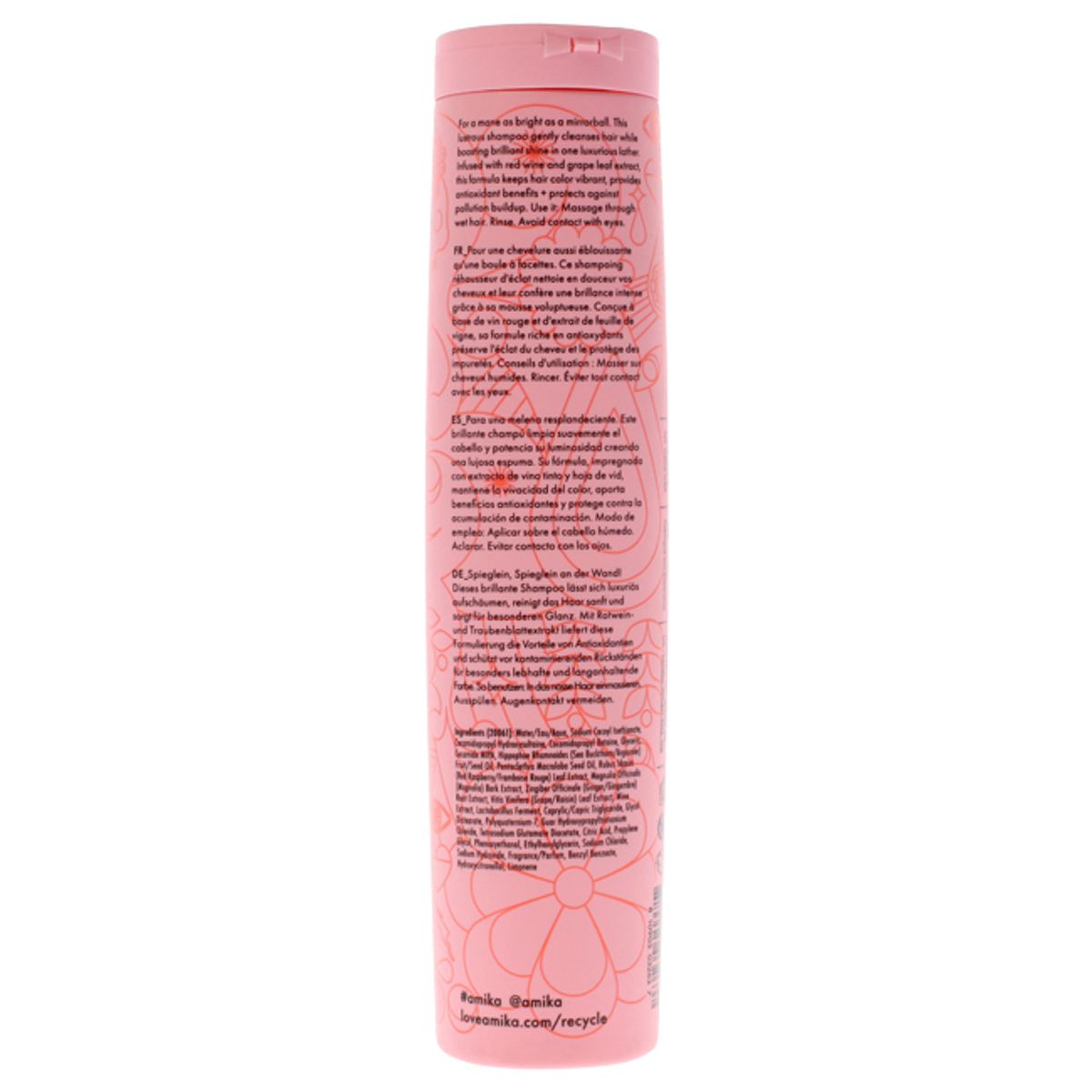AMIKA - Champú Antioxidante Mirrorball High Shine Plus Protect 280ml Amika