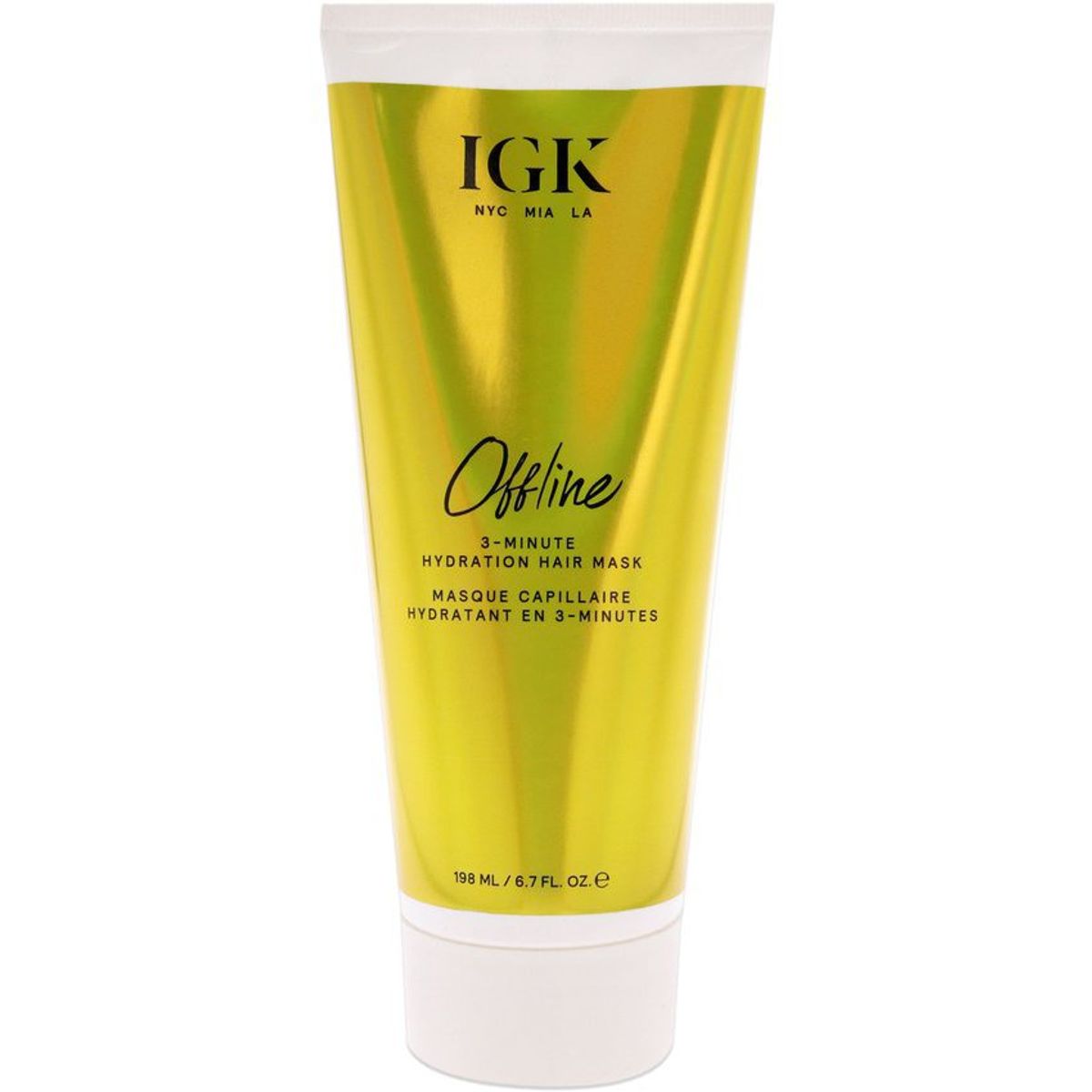 IGK - Mascarilla Capilar Hidratante De 3 Minutos 198 Ml Igk