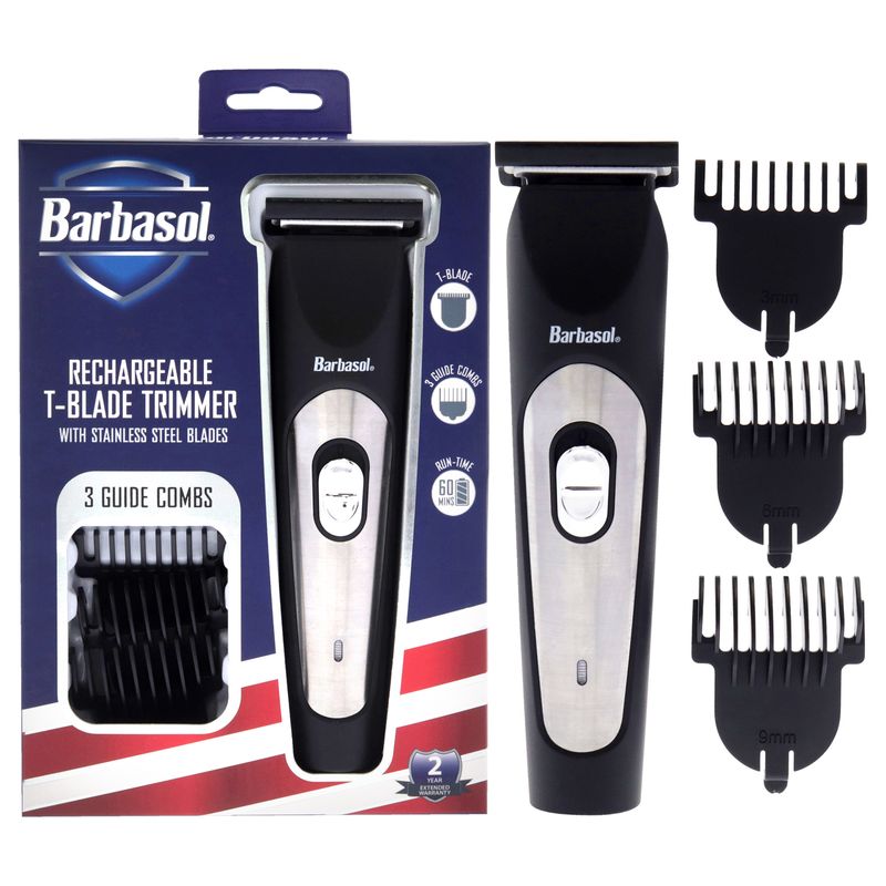 BARBASOL - Set Afeitadora Recortadora en T 4 Piezas - Barbasol