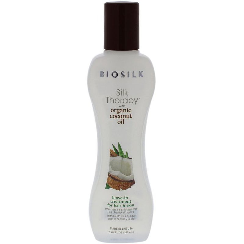 BIOSILK - Tratamiento sin enjuague de aceite de coco-biosilk-5.64oz..-