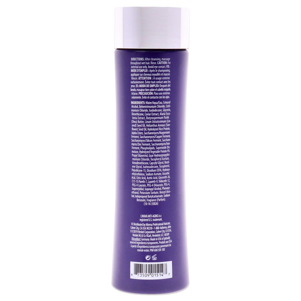 ALTERNA - Acondicionador Hidratante De Humedad Reponedora Caviar 250 Ml Alterna
