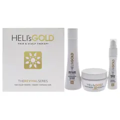 HELIS GOLD - Kit de Viaje de la Serie Revival 3 Piezas - Helis Gold.-