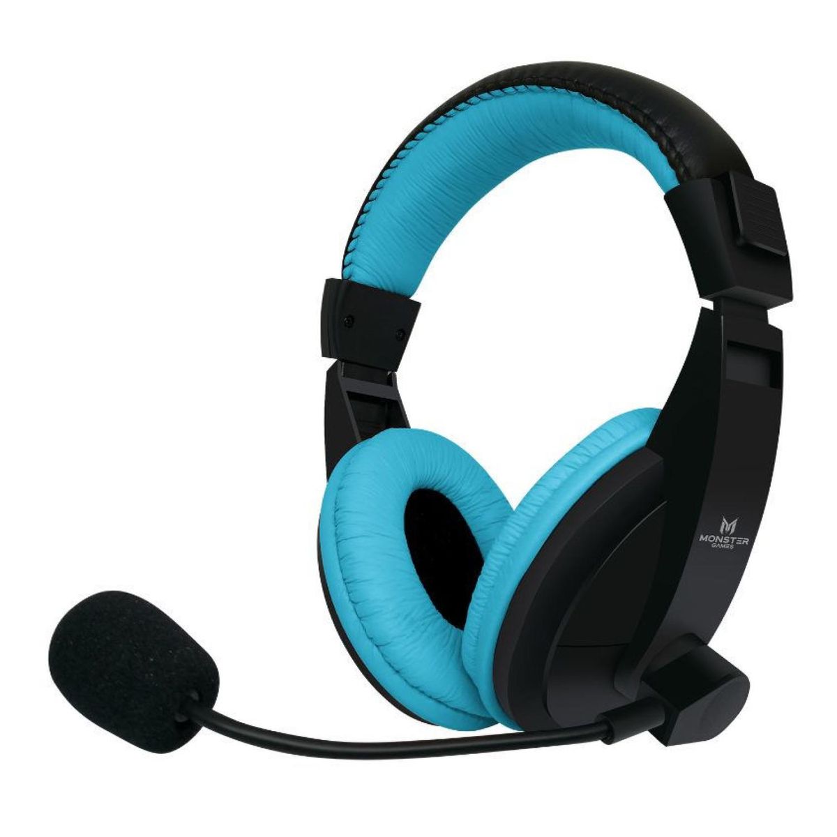 MONSTER GAMES - Audifono Gamer Jack 3.5 Negro Azul Loud Monster Games