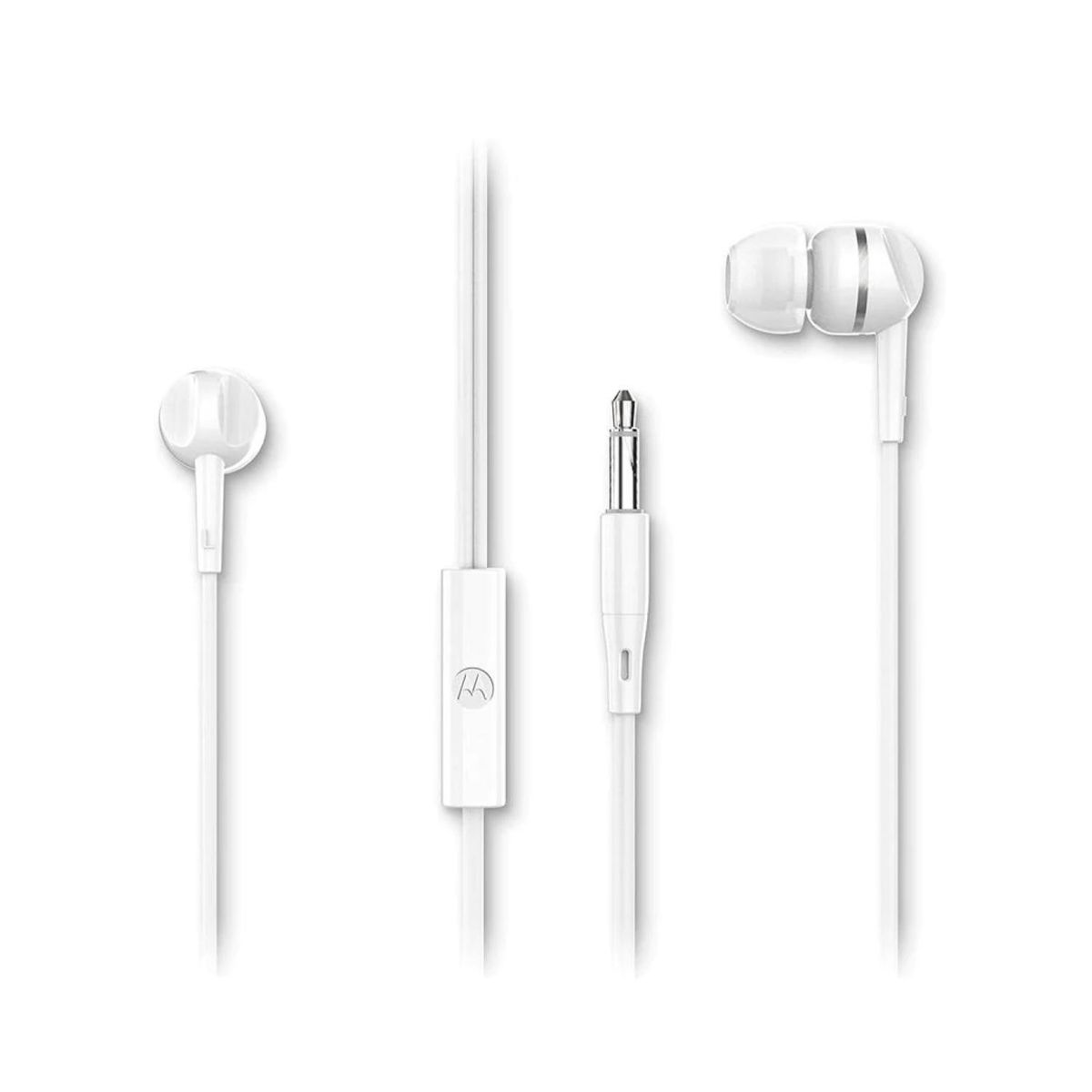 MOTOROLA - Audifonos Manos Libres Jack 3.5 Blanco EarBuds 105 Motorola