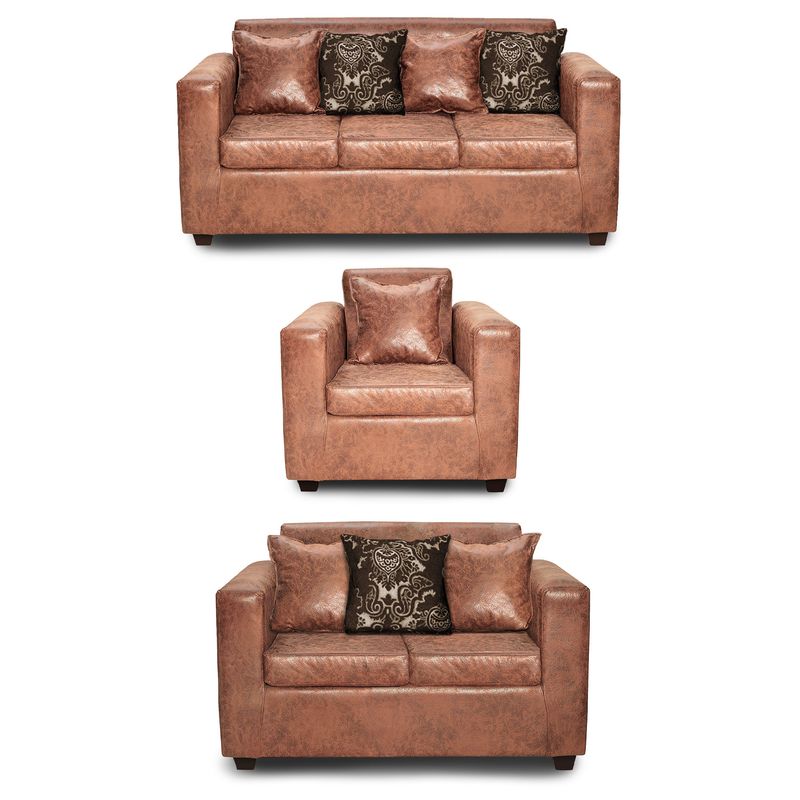 ADONIS LEUDH - Living 3+2+1 Ezeiza Envejecido Terracota XL