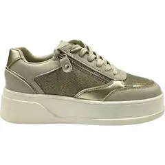 DETOGNI - Zapatilla Mujer Dorado Metallic
