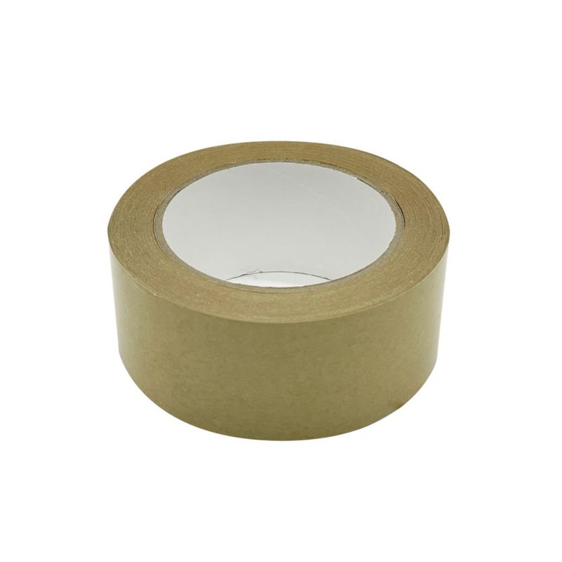 DALI - Cinta de papel kraft adhesiva ecológica 48 mm x 40 mts