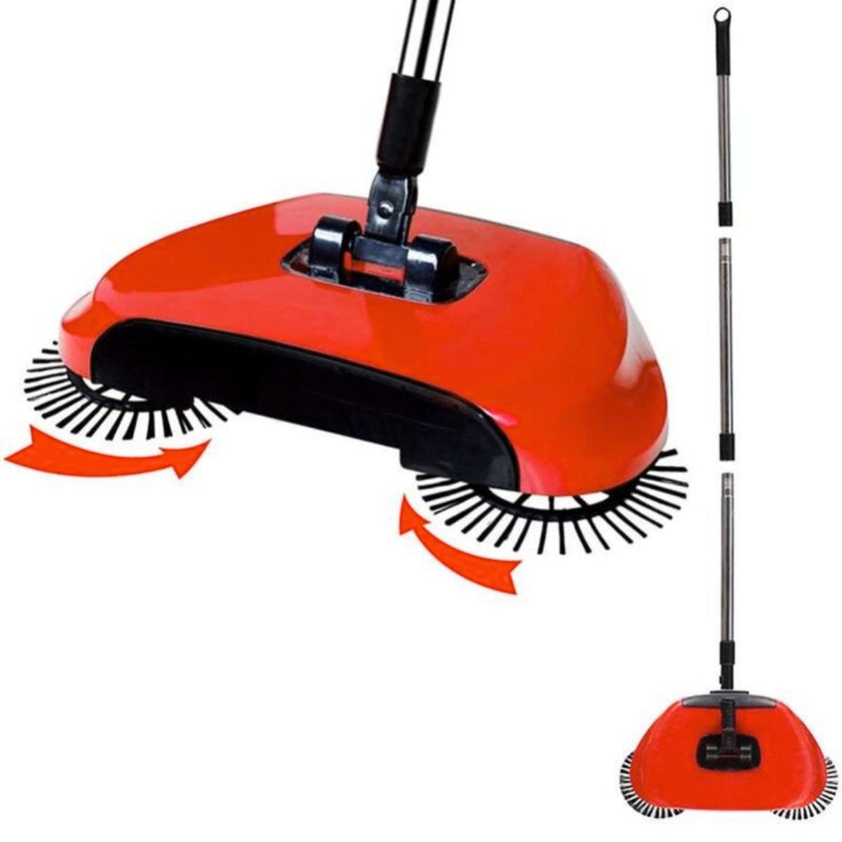 MOVI - Barredora Manual 3 en 1 para Piso con Depósito