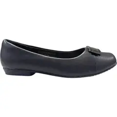 DETOGNI - Zapato Mujer Negro Taco Bajo Vera