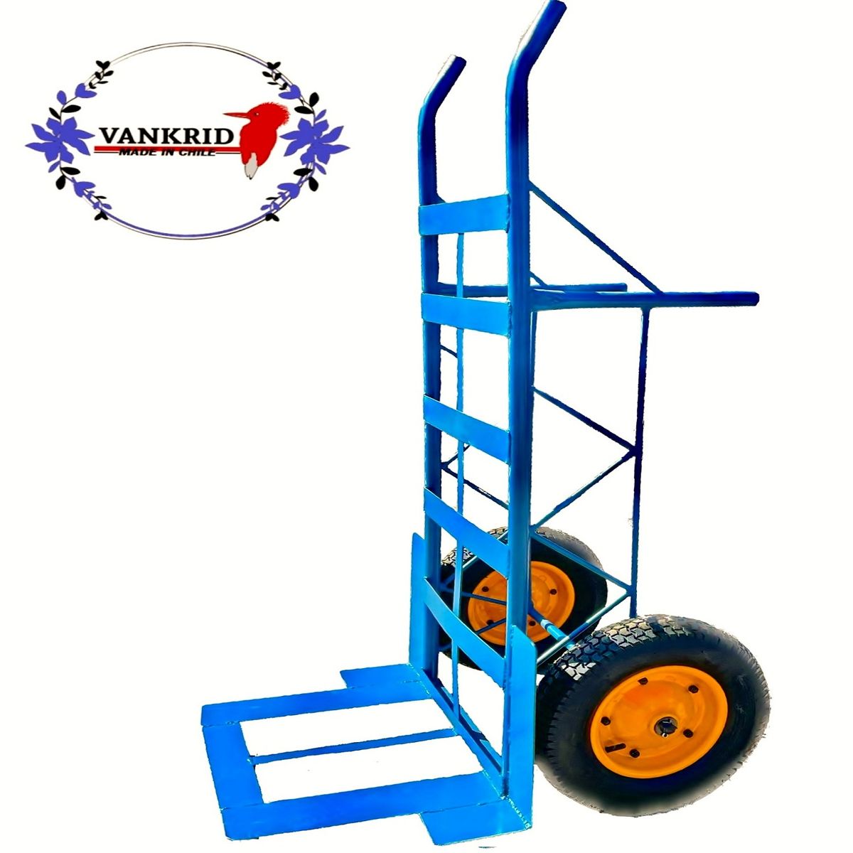 VANKRID - Carro  Yegua  Acero inflable 300 KG color azul