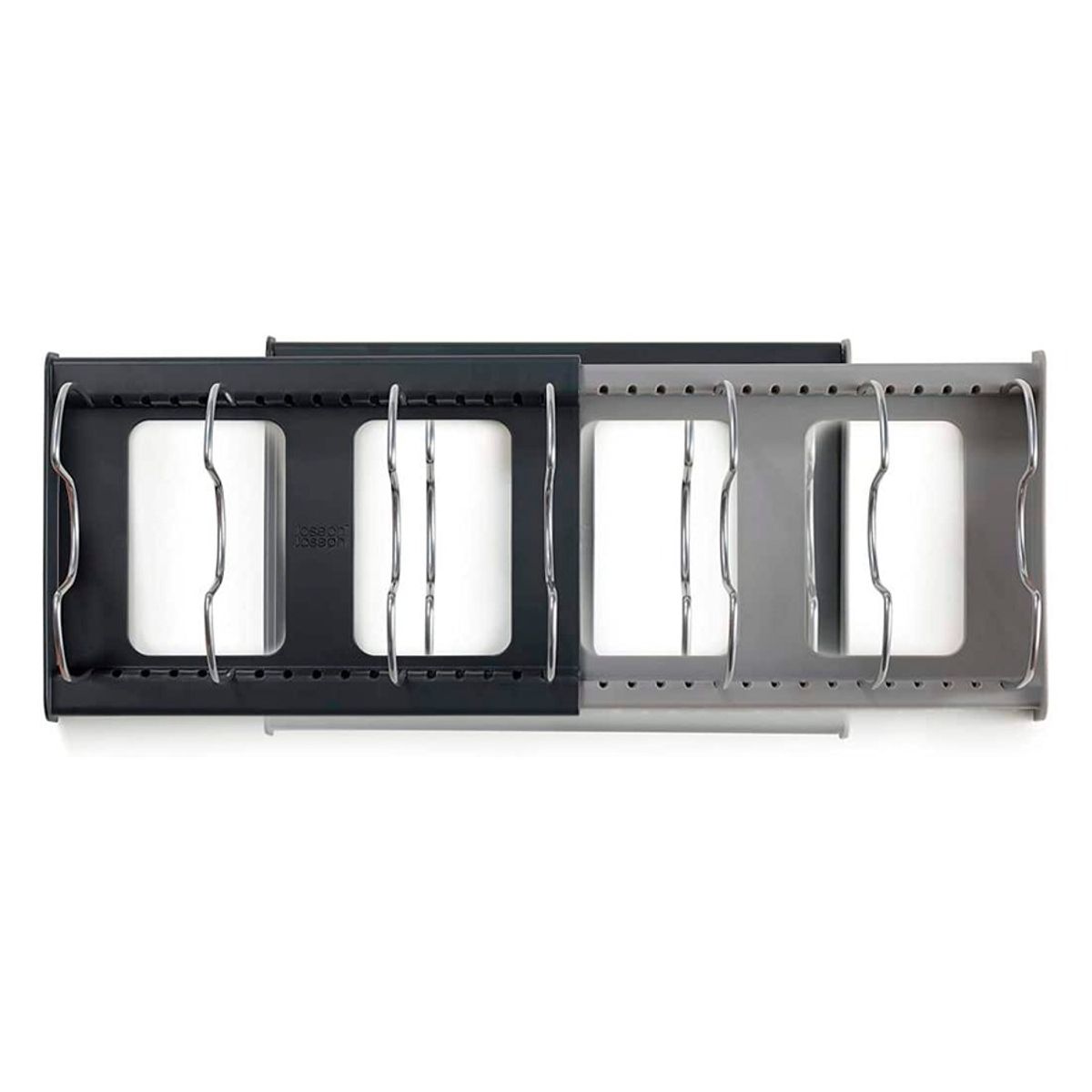 GENERICO - Organizador Para Platos Tapas Ollas Acero Inoxidable Ajustable