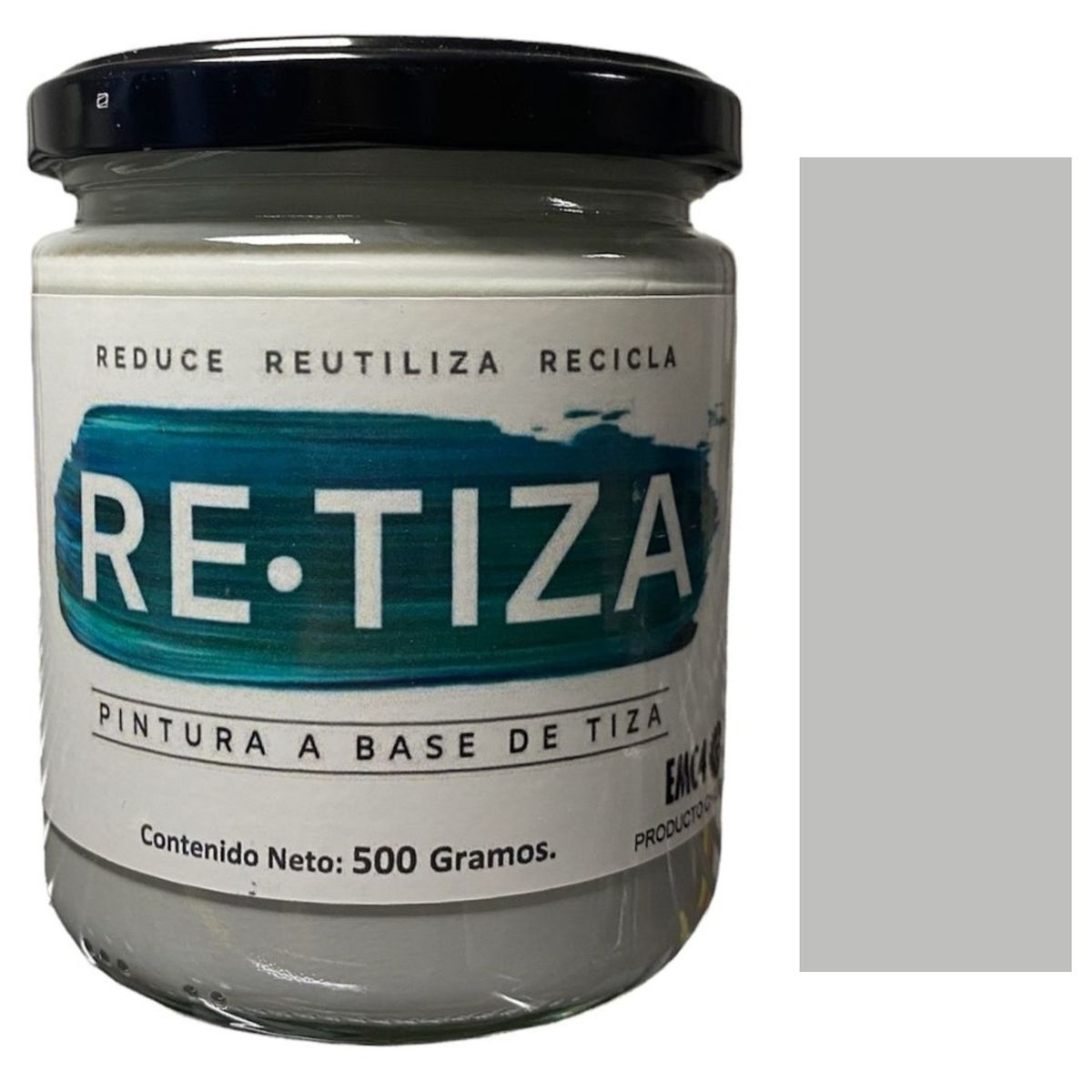 RETIZA - GRIS CLARO/ PERLA 500 Grs. Pintura Tizada/Vintage base agua mate