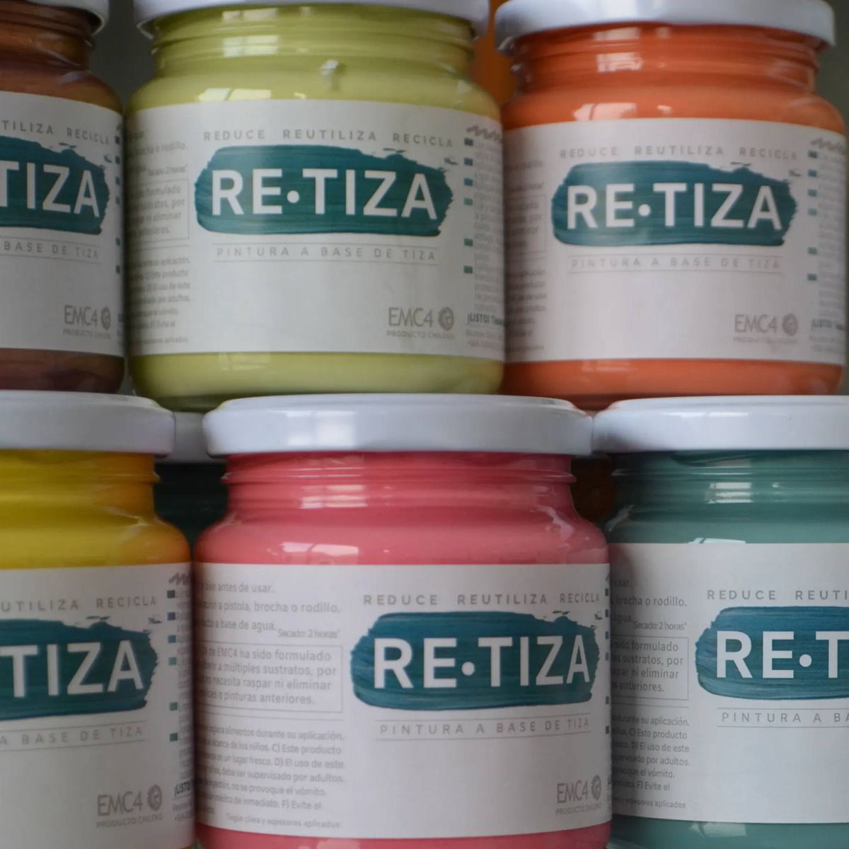 RETIZA - VERDE MENTA 500 Grs. Pintura Tizada/Vintage base agua mate