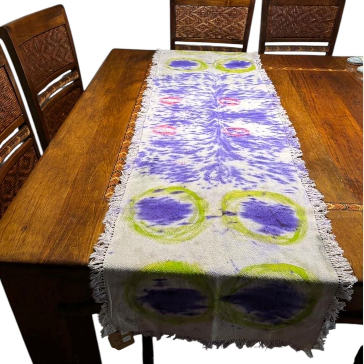 GOIC DISEÑOS - CAMINO DE MESA DE ALGODÓN HECHO A MANO DISEÑO EXCLUSIVO