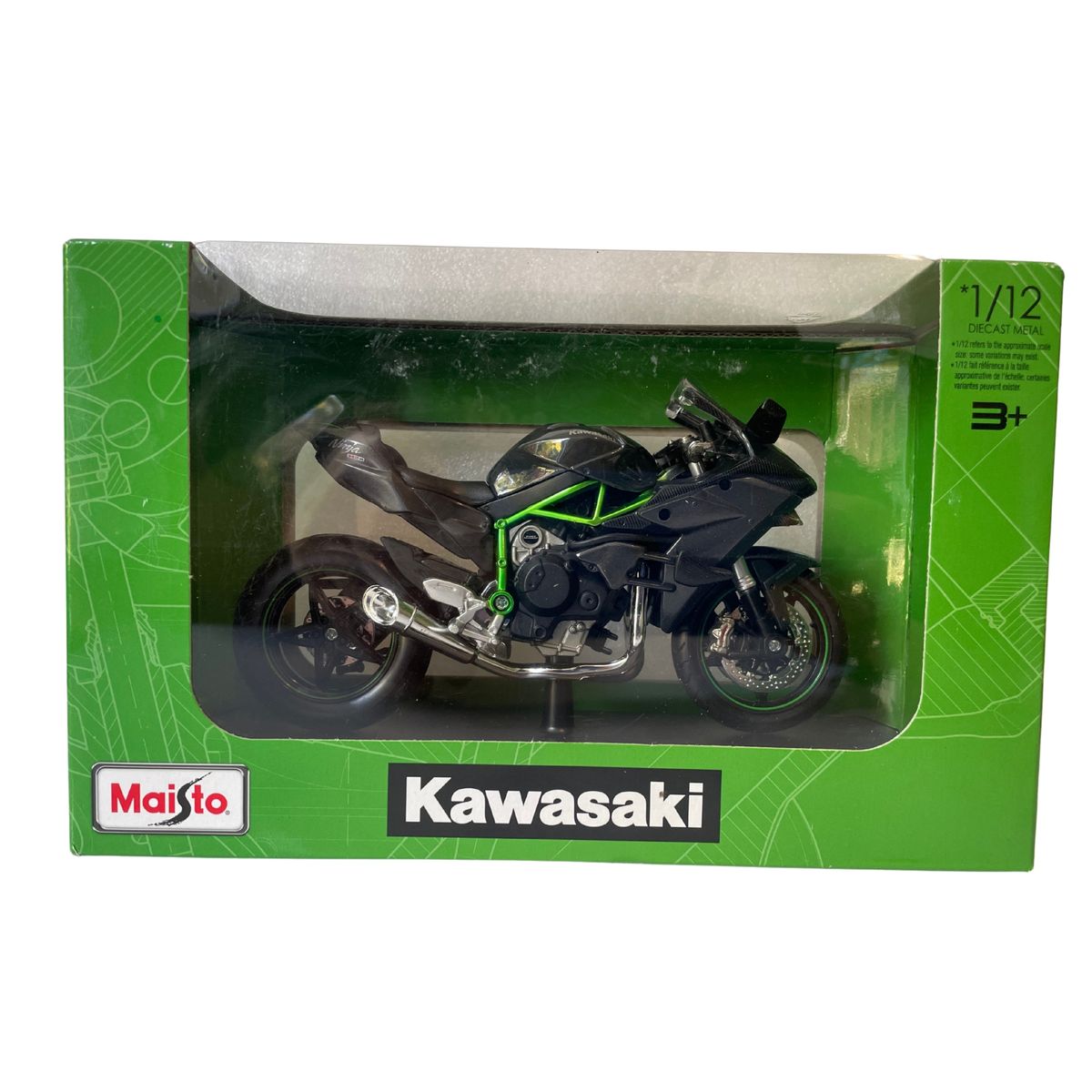 MAISTO - MOTO KAWASAKI NINJA H2R ESCALA 1 A 12 COLECCION