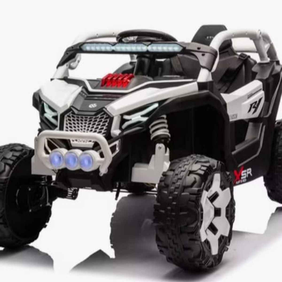 GENERICO - Auto a Bateria Utv 4x4 Con control Remoto Blanco