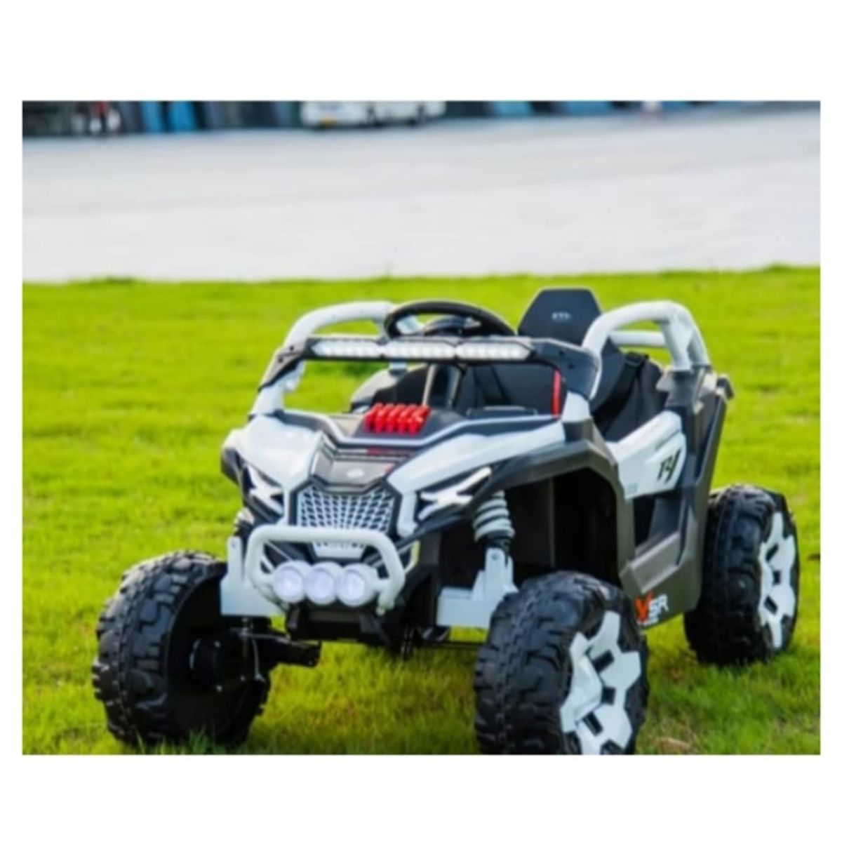 GENERICO - Auto a Bateria Utv 4x4 Con control Remoto Blanco
