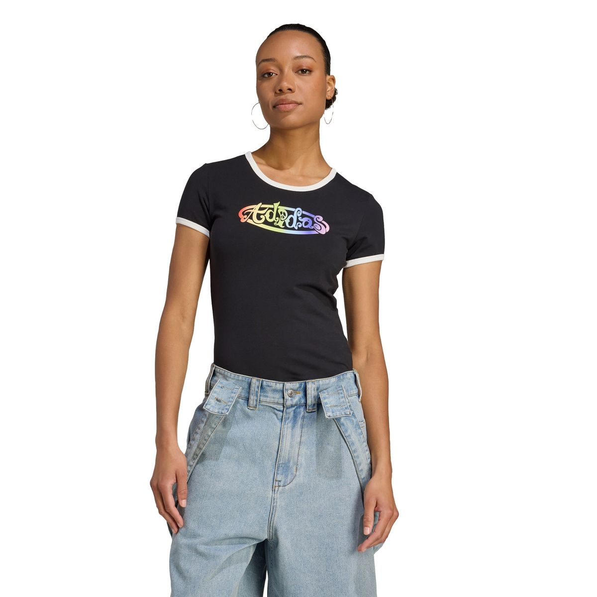 ADIDAS - Polera entallada con gráfico adidas x Jeremy Scott Pride