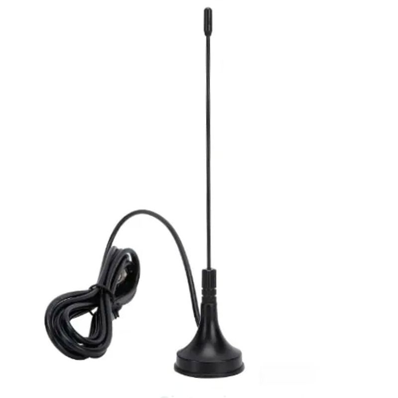 GENERICO - Antena Tv Digital Full Hd Base Magnética Interior Y Exterior