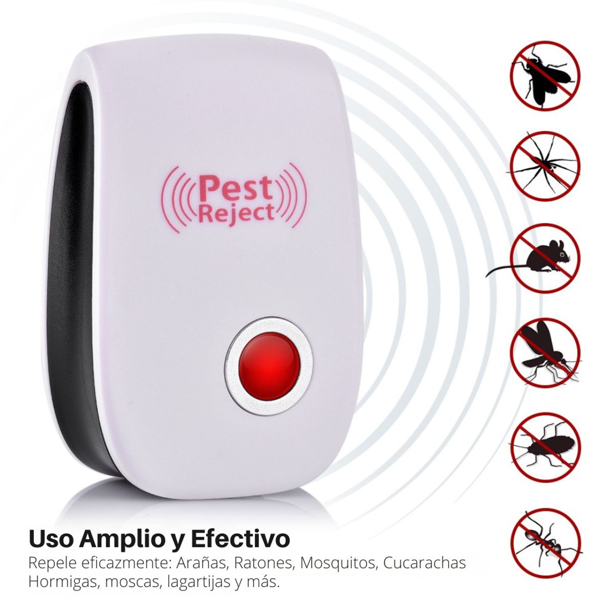 MOVI - Dispositivo Repelente de Insectos y Roedores Enchufable