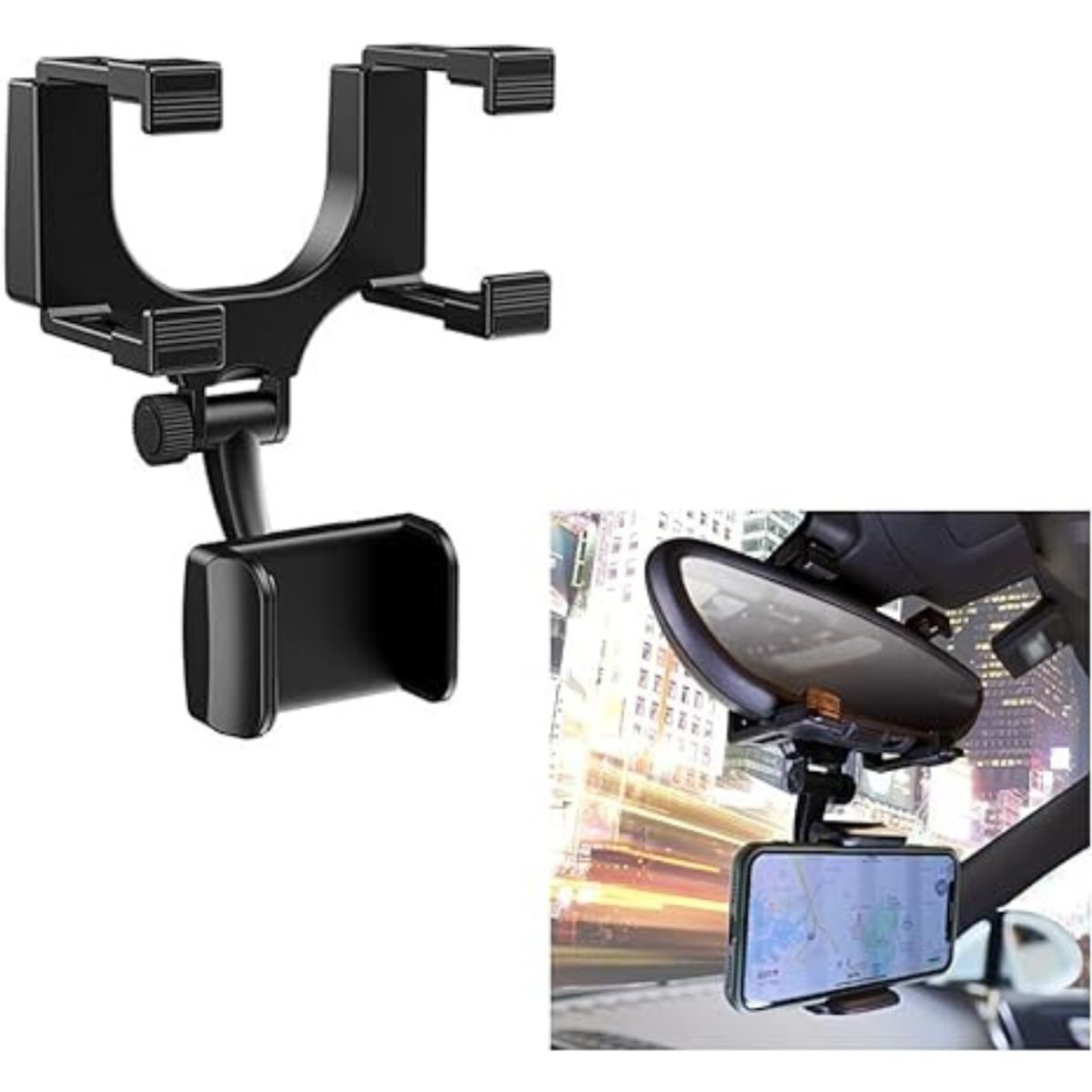 MOVI - Porta Smartphone Espejo Retrovisor Vehículo