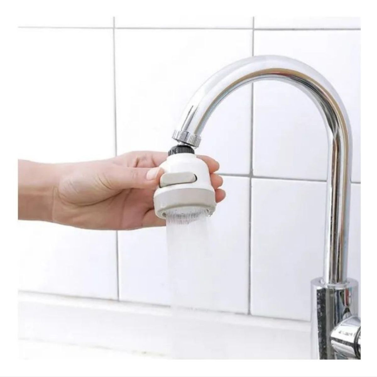 Adaptador de grifo con boquilla giratoria de 360 grados para cocina,, marca GENERICO - Foto 2