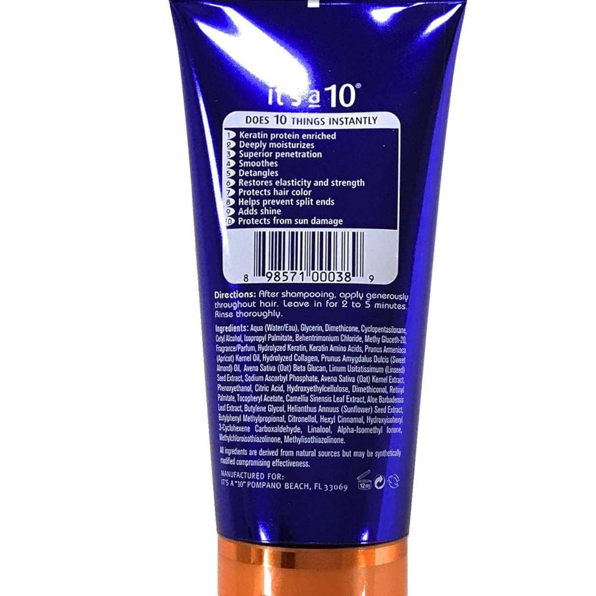 ITS A 10 - Acondicionador Milagroso Plus Keratin 148ml Its A 10