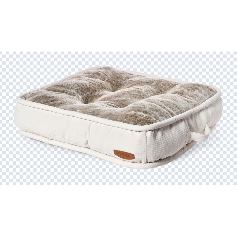 DOG REPUBLIC - Cama Cojín mascotas Kate Classic Crema L Dog Republic