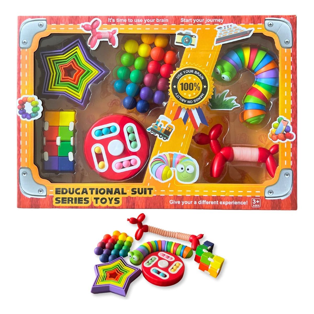 SENSORIAL - Set 6 Pzs Juguetes Sensoriales  niñas y niños