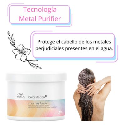 Imagen 2 del producto Mascara Color Motion 500ml Reconstruye Fortalece Suaviza