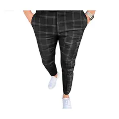 XPRESS RECHARGE - Pantalones clasicos y premium a cuadros para hombres