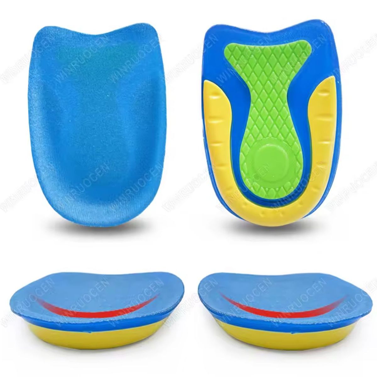 GENERICO - Almohadilla De Talón De Gel  PlantillasTalonera Para Fascitis