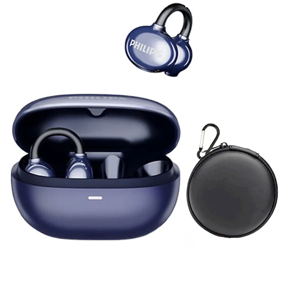 PHILIPS - Audifonos PHILIPS TAT3469 Bluetooth 5.4 TWS-Azul y Estuche