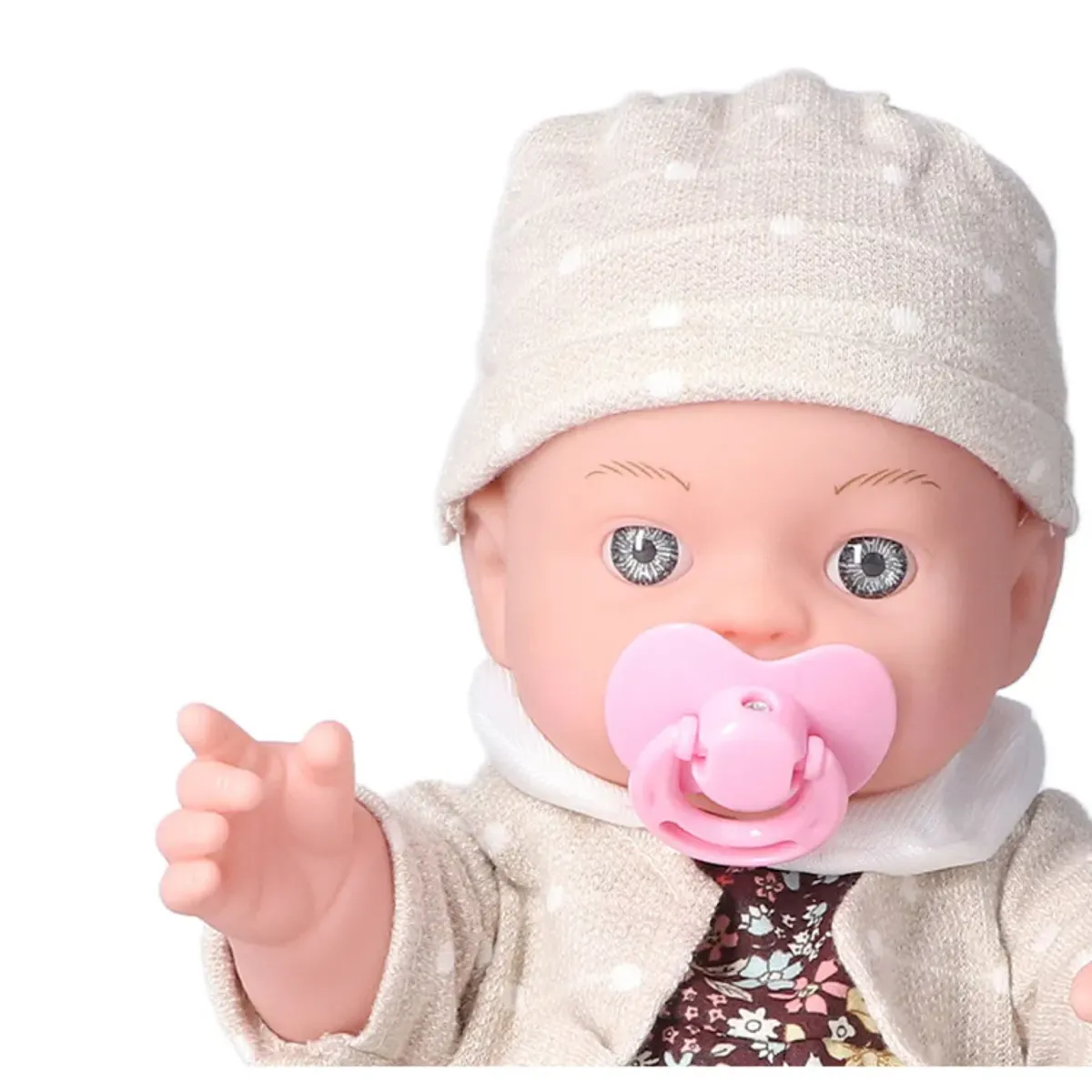 GENERICO - Muñeca Bebe Renacida Para Niña Blanca Lavable De 30cm