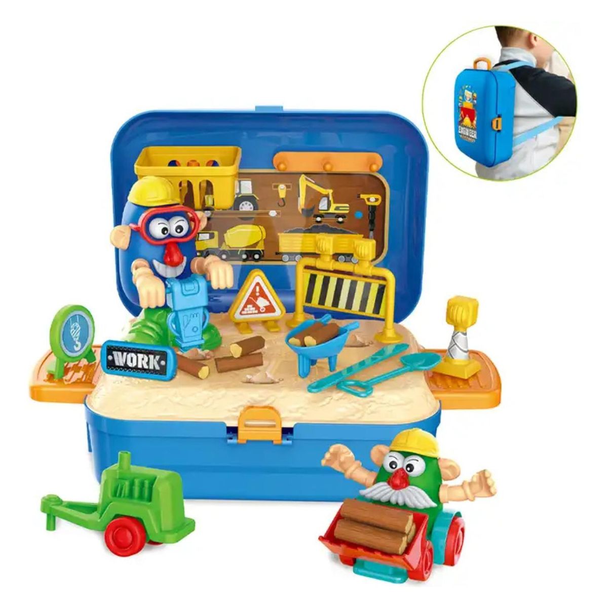 GENERICO - Maletines Para Niños Tipo Mochila Variedad De Modelos - Celeste