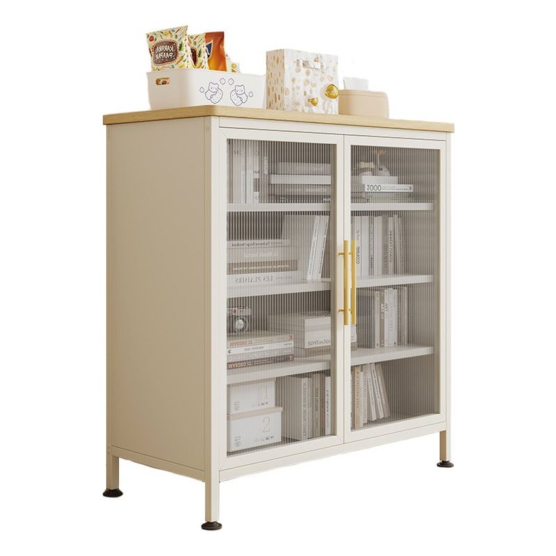 EVERSO - Estante Armario Metal 5 Niveles Altura Ajustables Multiusos Blanco