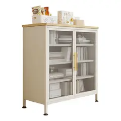 EVERSO - Estante Armario Metal 5 Niveles Altura Ajustables Multiusos Blanco