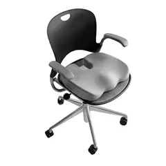 GENERICO - Cojin Soporte Lumbar Bamboo - Gris