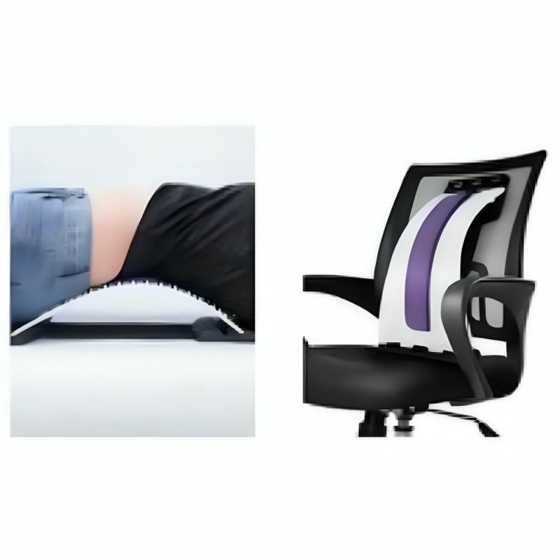 GENERICO - Masajeador Corrector De Espalda Apoyo Lumbar 3 Niveles