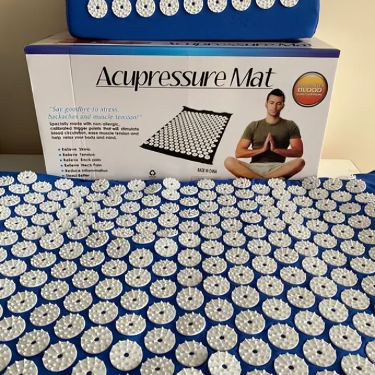 GENERICO - COJIN ACUPUNTURA ACUPRESIÓN MASAJE YOGA PILATES